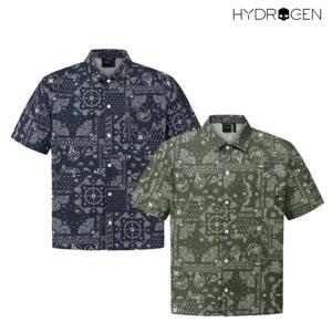 [하이드로겐] 남성 페이즐리 셋업 셔츠 H11E2TF223