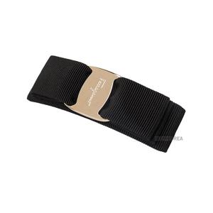 [페라가모] SS25 여성 바라 보우 헤어핀 34 2019 NERO ORO 0495450