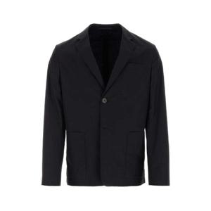 PRADA 미드나잇 블루 코튼 블레이저 UGM135S21210HY F0008