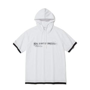 인터크루 HC10 남여,라벨매쉬배색후드반팔 ITZ2TH01A