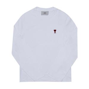 AMI BFUTS235 724 100 아미 드 꾀흐 스몰 하트 로고 공용 긴팔티
