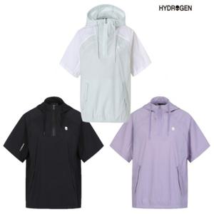 [하이드로겐] 여성 경량 우븐스트레치 반팔 아노락 H21D2WT412