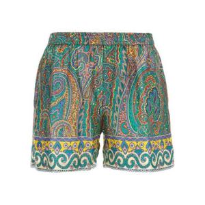 Etro 페이즐리 프린트 엘라스틱 웨이스트밴드 쇼츠 WRPA0014AK757 X0892 TP934762757