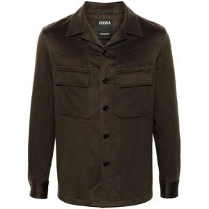 25 FW Zegna 플리스 셔츠 UEV46A8SOT6B TP432235010