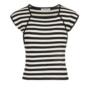 [파슨스] Stripe Cap Sleeve Knit Top [PBPS5NI03]