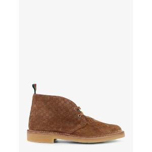 GUCCI GG suede lace-up boots 831283