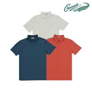 [크로커다일] 기능성 냉감 솔리드 반팔티 CDAABTS2452