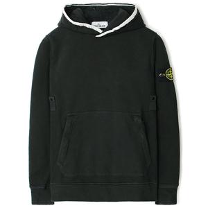 21FW 스톤 후드 라인 기모 맨투맨 블랙 751560620 V0029