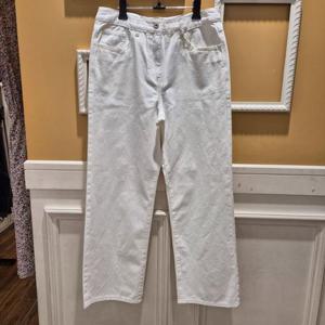[BCBG] 비씨비지 가을25 폴 스트레이트 화이트 바지 B5C7P342