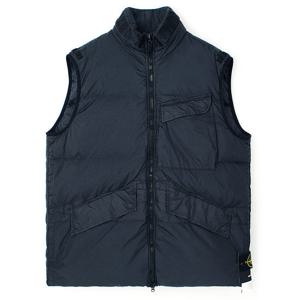 22FW 스톤 크링클랩스 패딩 조끼 네이비 7715G0123 V0020