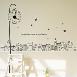 아트박스/낭만창고 jkc115-별이 빛나는 도시_그래픽시계