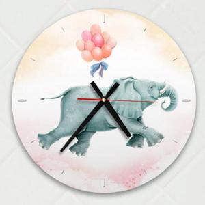 아트박스/꾸밈 ck060-부의상징코끼리_인테리어벽시계