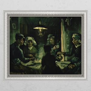 아트박스/꾸밈 po008-빈센트 반 고흐_감자먹는 사람들_창문그림
