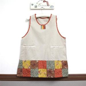 아트박스/러그랜드 플라워사각 린넨 앞치마 (2Color)