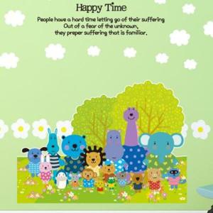 아트박스/뭉키데코 Kids D.I.Y Sticker_주주 푸른숲 화장한 오후
