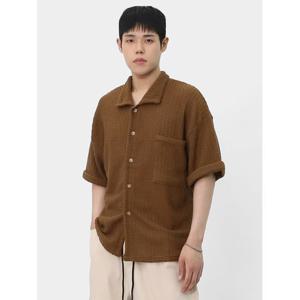 [빌리버스] 남성 니팅 셔츠 카라 포켓 여름 반팔니트 BOID016