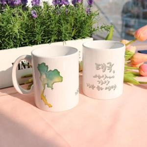 아트박스/꾸밈 cg956-디자인머그컵2p-태국여행