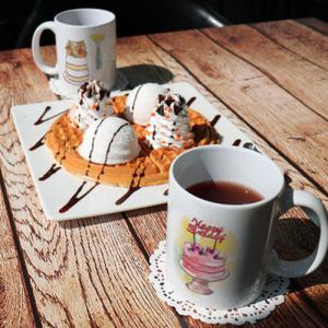 아트박스/꾸밈 if060-디자인머그컵2p-맛있는케이크