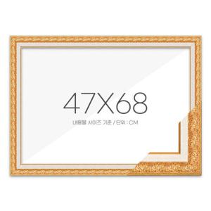 아트박스/퍼즐사랑 퍼즐액자 47x68 고급형 매트골드