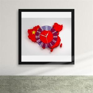 아트박스/꾸밈 iz141-세계의 시간-09중국 액자시계