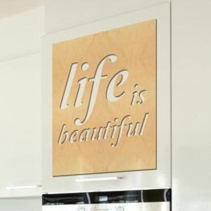 아트박스/디자인베이 우드월데코-레터링 life is A71 (반제품)