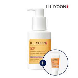 [일리윤]저자극 이지워시 선크림 SPF50+/PA++++ 150ml+30ml