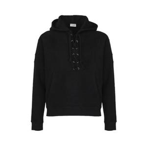 Saint Laurent 레이스 드로우스트링 후드티 729849Y36SW 1000 TP942882971