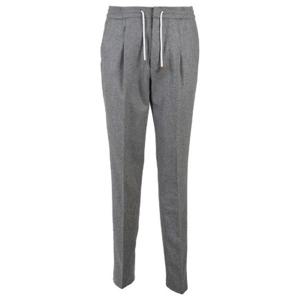 Brunello Cucinelli 드로스트링 플리츠 팬츠 M038PE1740 C003GRIGIOMEDIO TP944154612