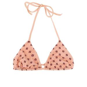 FENDI Micro patchwork bikini top FXBA51AT8TF1MVQ