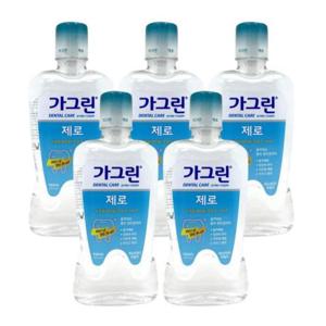 가그린 제로 750ml x 5개 가글 구강청결제 SD