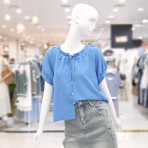 abfz sh06 큐티 심플 반팔 블라우스 SLBHZ3B39H