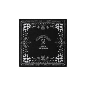 KQJ WA2501TC34BK 페이즐리 반다나 블랙