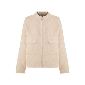 부클 집업 포켓 가디건_HCDWSW302