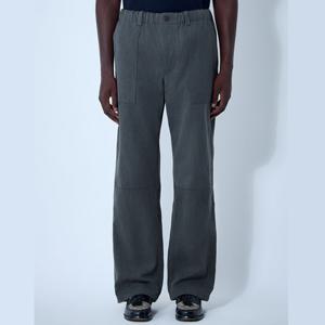 25 FW 구찌 엘라스틱 웨이스트밴드 페이디드 캔버스 팬츠 워싱블랙 823800 ZASBD 1189