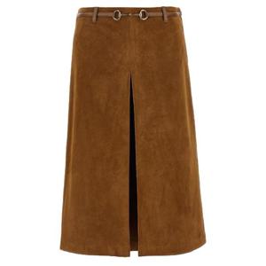 GUCCI Suede Skirt Horsebit 835480XNA8L2535