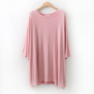 [아이우먼] 찰랑루즈실키반팔티 RA9247M507 빅사이즈