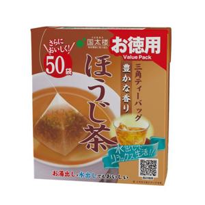 국태루 덕용 풍부한 향기 호지 차 삼각 티백 50P