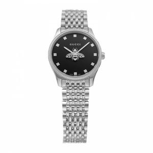 [병행 수입품] Watch G-Timeless G 29MM YA1265020 [구찌] 타임리스 블랙 다이얼 스테인레스