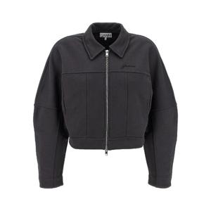 GANNI Heavy Terry Jersey bomber jacket T4358252