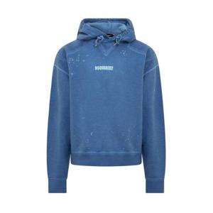 디스퀘어드2 후드 티셔츠 S71GU0615S25030 468 CERULEAN BLUE