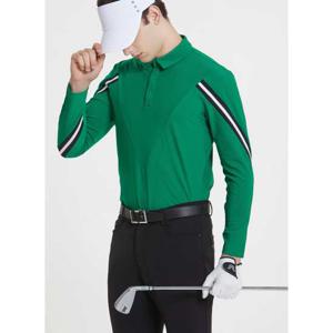 네버마인드올 남성 아르테 포인소매 카라 긴팔티_NM05WTS764GN