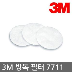 OR 3M 7701K/7702K 방독 면체 프리필터 7711, 10개