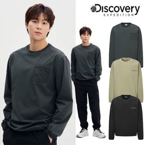 [디스커버리] 25SS 신상/30%할인/남성/기능성/냉감소재/프레시벤트 우븐 맨투맨 DMMT37051