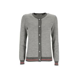 24FW 헤링본 체크 패턴 울 가디건 FKC470A Y1014 055