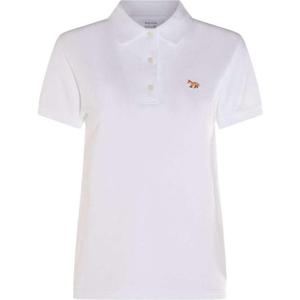 (당일) 25SS 메종 키츠네 베이비 폭스 화이트 여성 폴로 티셔츠 OW00207KJ7010 P100