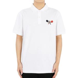 디몬트 24 S/S 몽클레어 남성 테니스 로고 PK 반팔(화이트) 8A00009 89A16 002