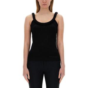 알렉산더 맥퀸 민소매 티셔츠 785597 QLADK1000 Black