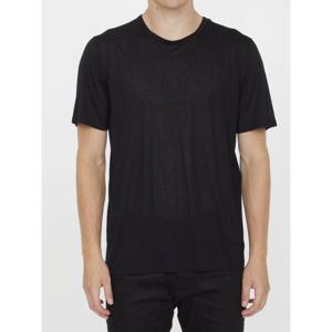 생로랑 반팔 티셔츠 749102Y37IL 1000 BLACK