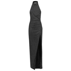 발망 롱 원피스 FF1RP149JK66 EAC NOIR ARGENT