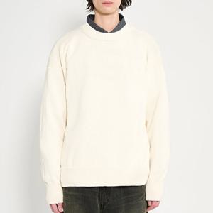 25 FW 마가렛 호웰 MHL 크로스오버 크루넥 스웨터 에크루 MHKN0513S25KYZECR